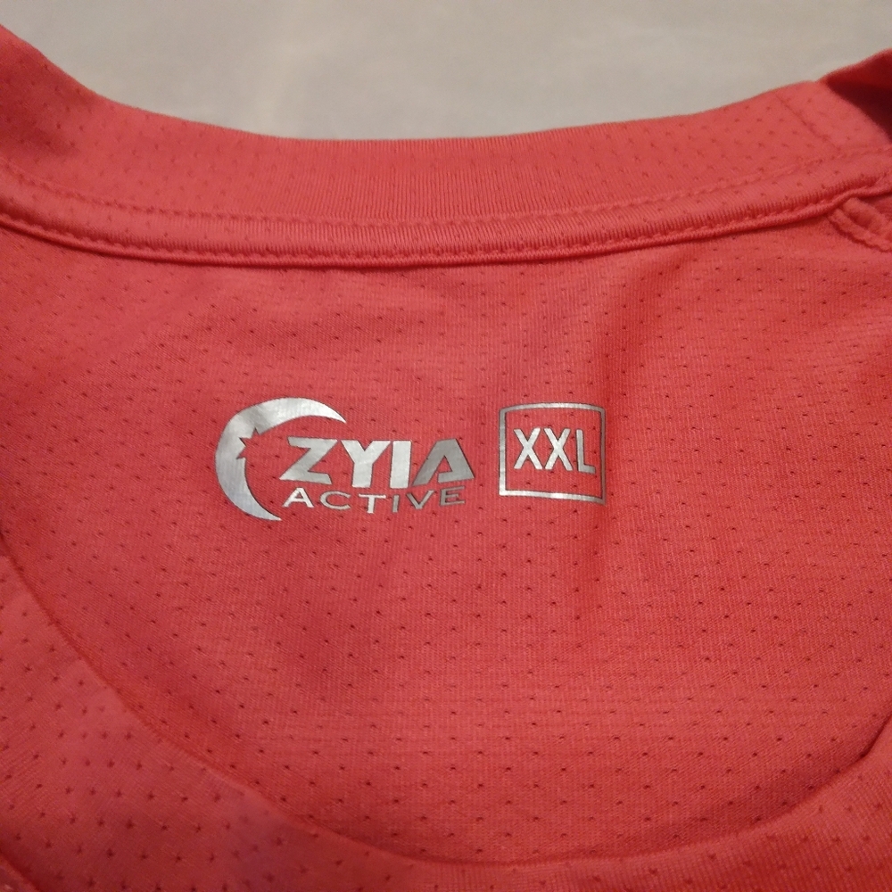 ZYIA Active breathable tshirt XXL pink navy - Picture 3 of 6